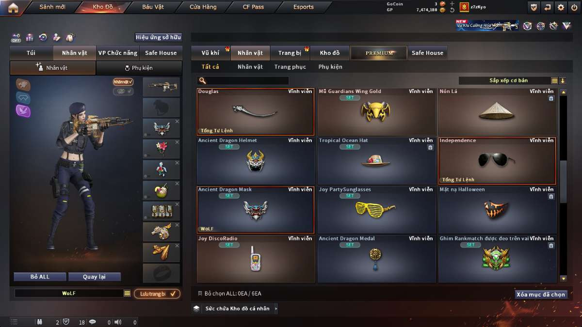 shop acc cf uy tin gia re